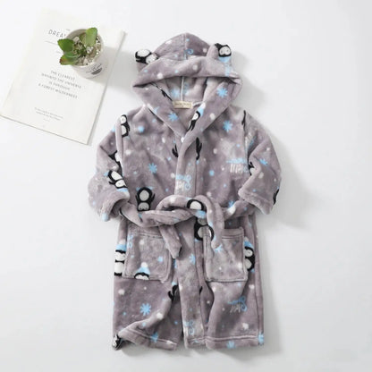 Kids Soft Fleece Bathrobe