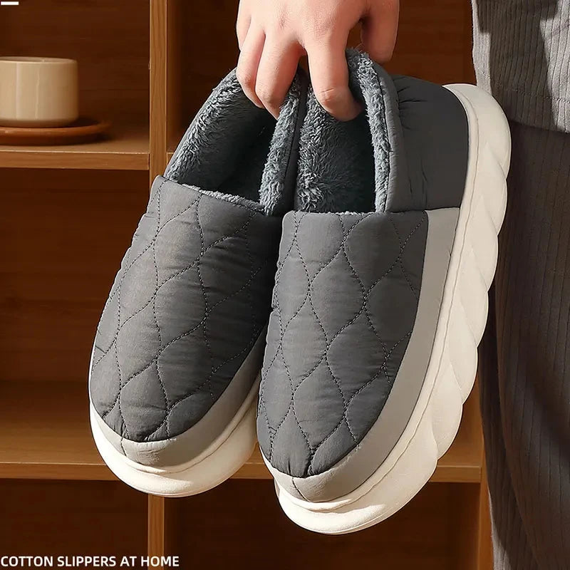 Winter Plush Slippers for Men & Women –