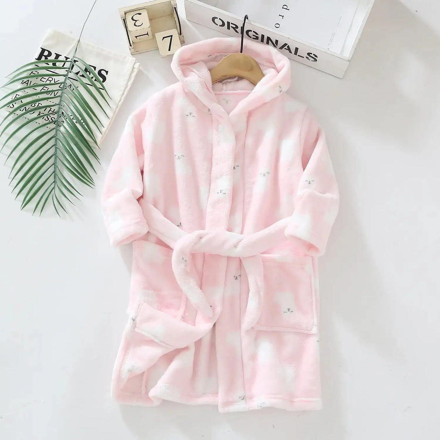 Kids Soft Fleece Bathrobe