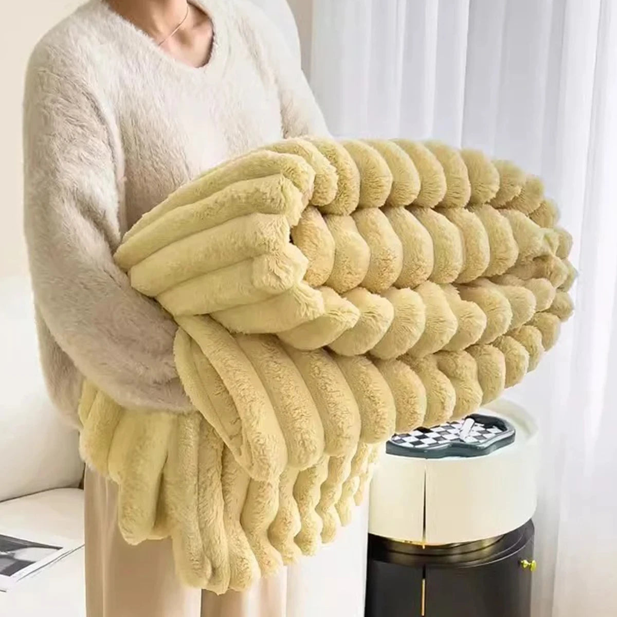 Soft Warmth Winter Sofa Blanket