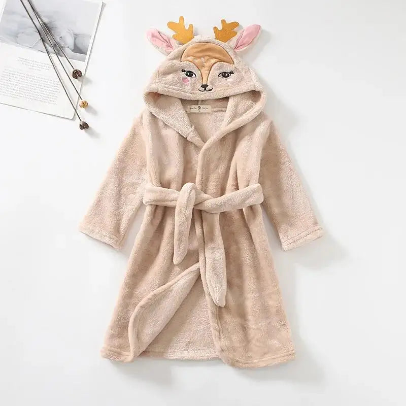 Kids Soft Fleece Bathrobe