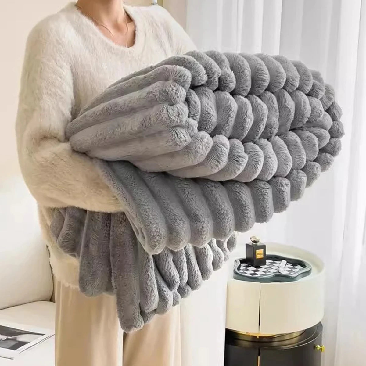 Soft Warmth Winter Sofa Blanket