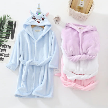 Kids Soft Fleece Bathrobe