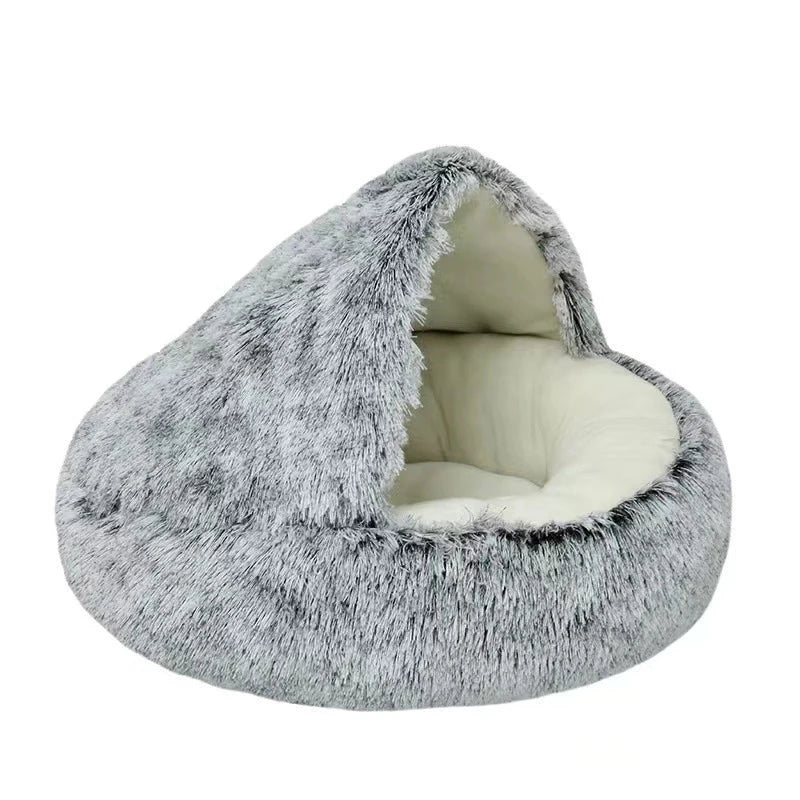 Soft Plush Cat Bed