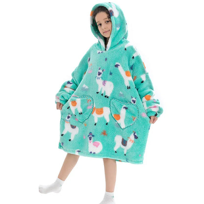 Oversized Wearale Blanket Hoodie