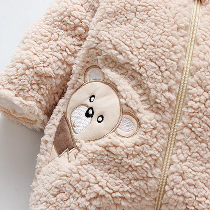 Baby Winter Fleece Romper