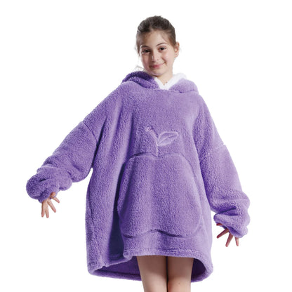 Winter Oversized Wearable Blanket Hoodie