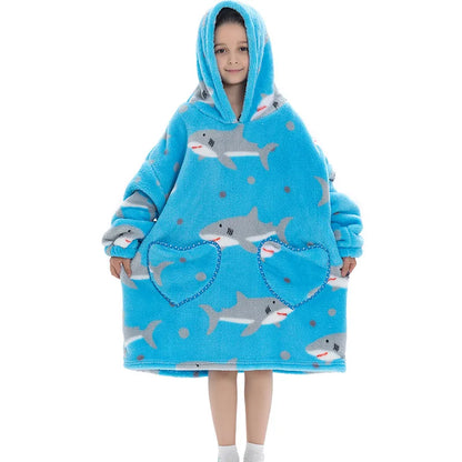 Oversized Wearale Blanket Hoodie