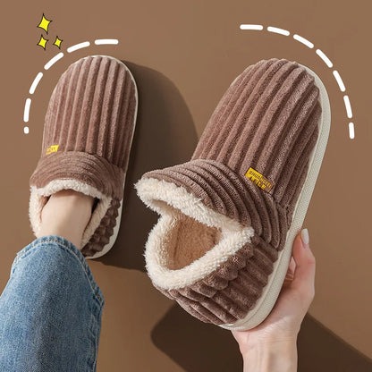 Winter Plush Slippers for Men & Women –