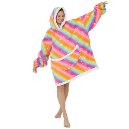 Winter Warm Blanket Hoodie