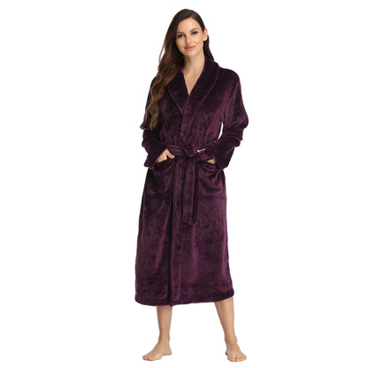 Women's Soft Long Sleeve Bathrobe