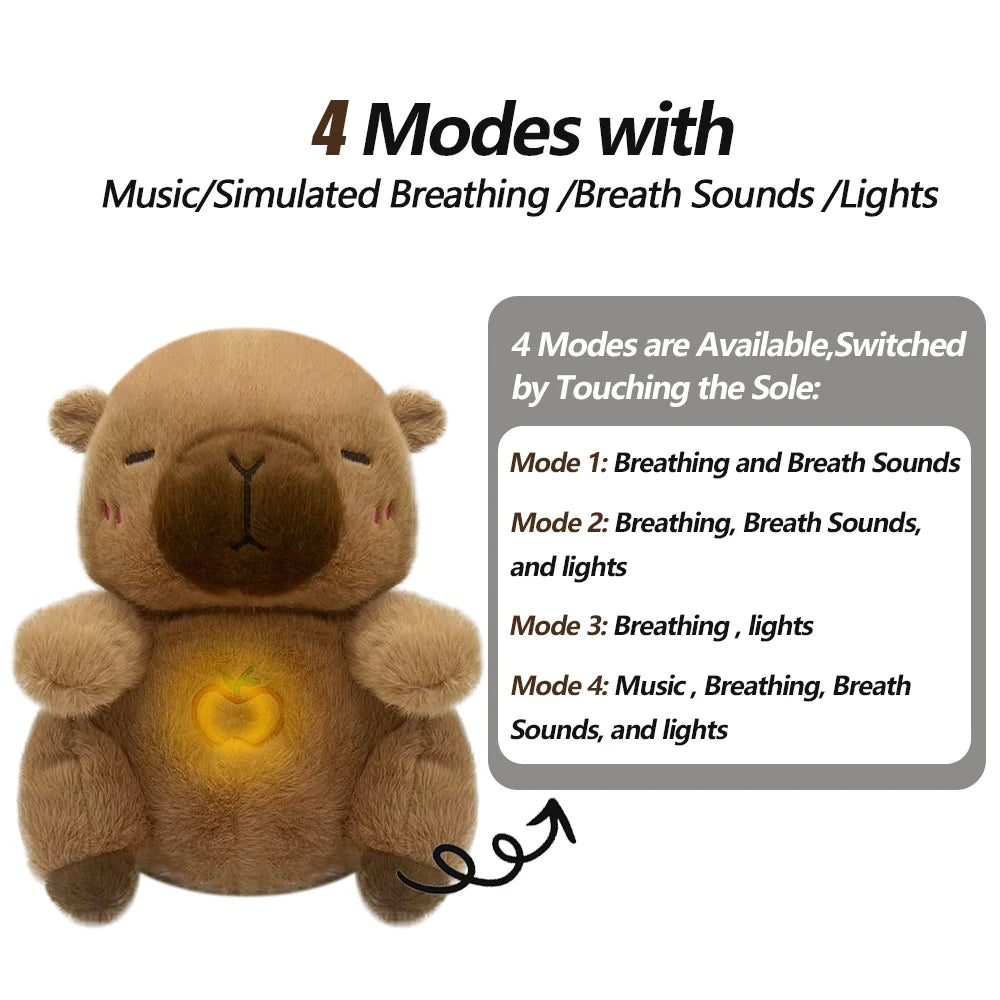 4-Mode Breathing Plush Toy