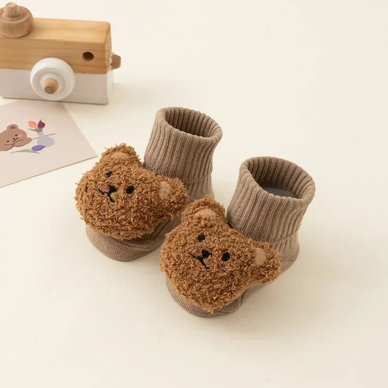 Cute Cartoon Bear Baby Socks