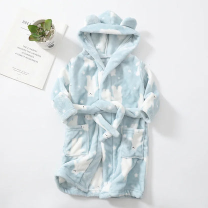 Kids Soft Fleece Bathrobe