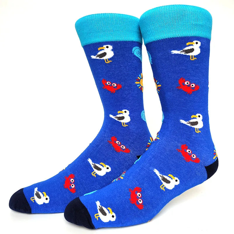 Cartoon-Themed Funny Crew Socks