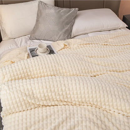 Large Soft Fuzzy Plush Flannel Blanket