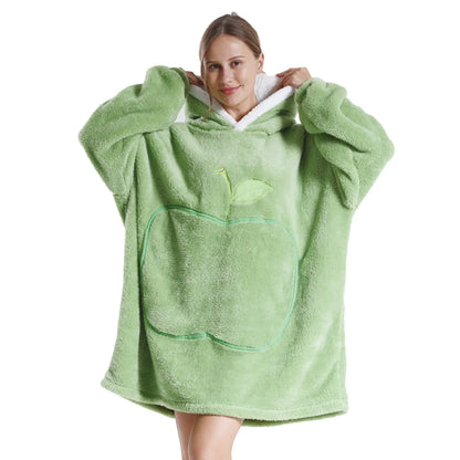 Winter Oversized Wearable Blanket Hoodie