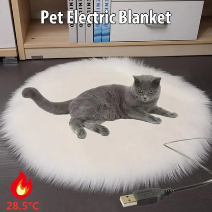 USB Pet Electric Blanket Plush Pad Blanket