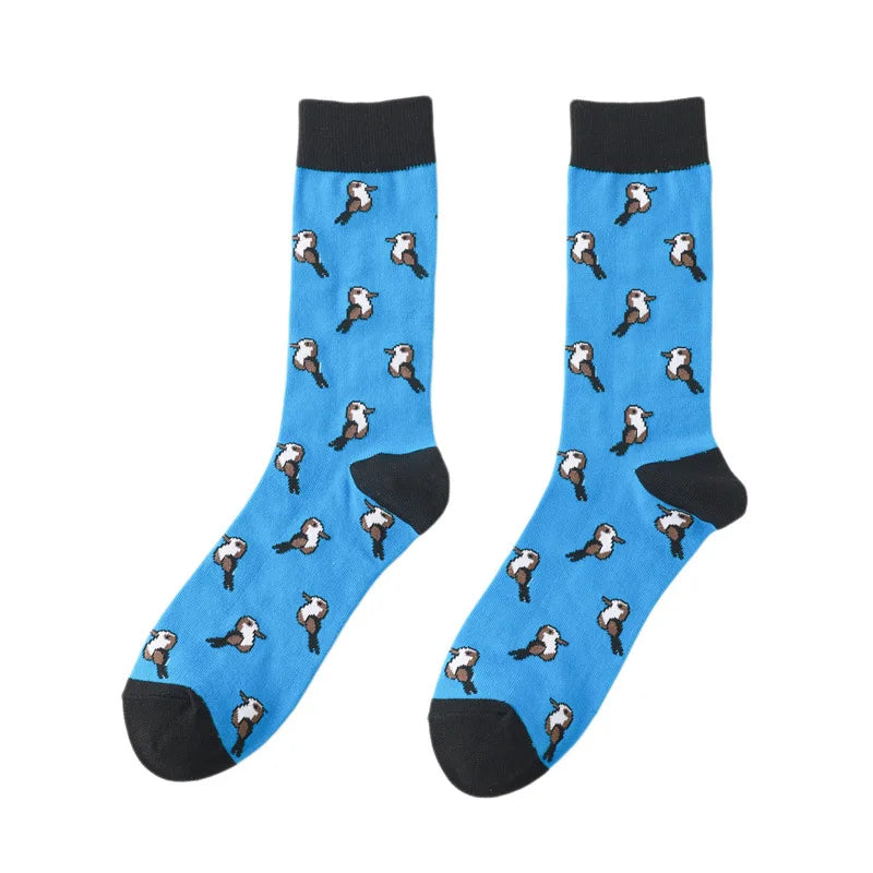 Cartoon-Themed Funny Crew Socks