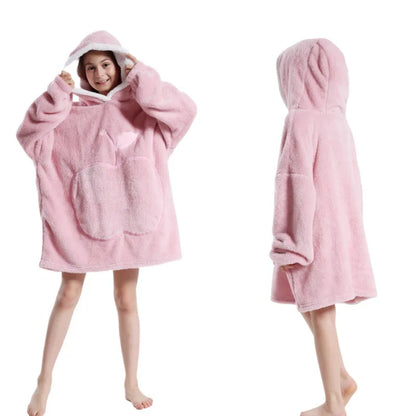 Winter Oversized Wearable Blanket Hoodie