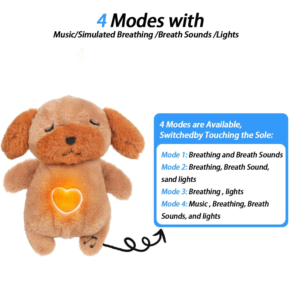 4-Mode Breathing Plush Toy