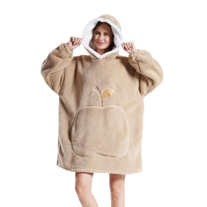 Winter Oversized Wearable Blanket Hoodie