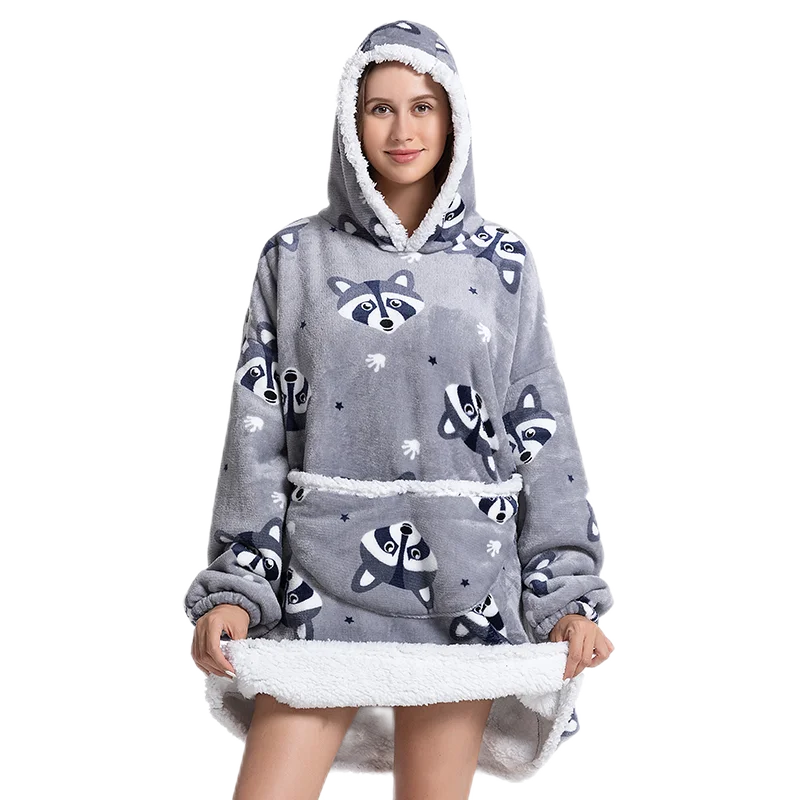 Winter Warm Blanket Hoodie