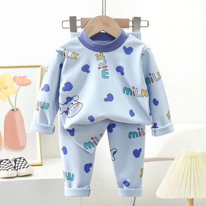 Kids’ Cartoon Bear Pajama Set