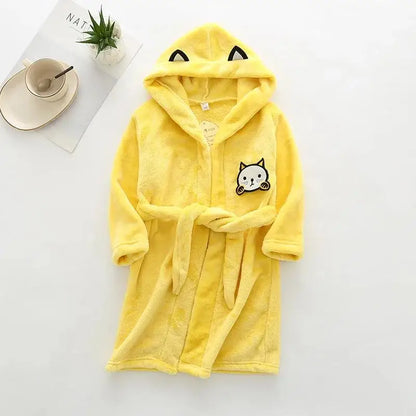 Kids Soft Fleece Bathrobe