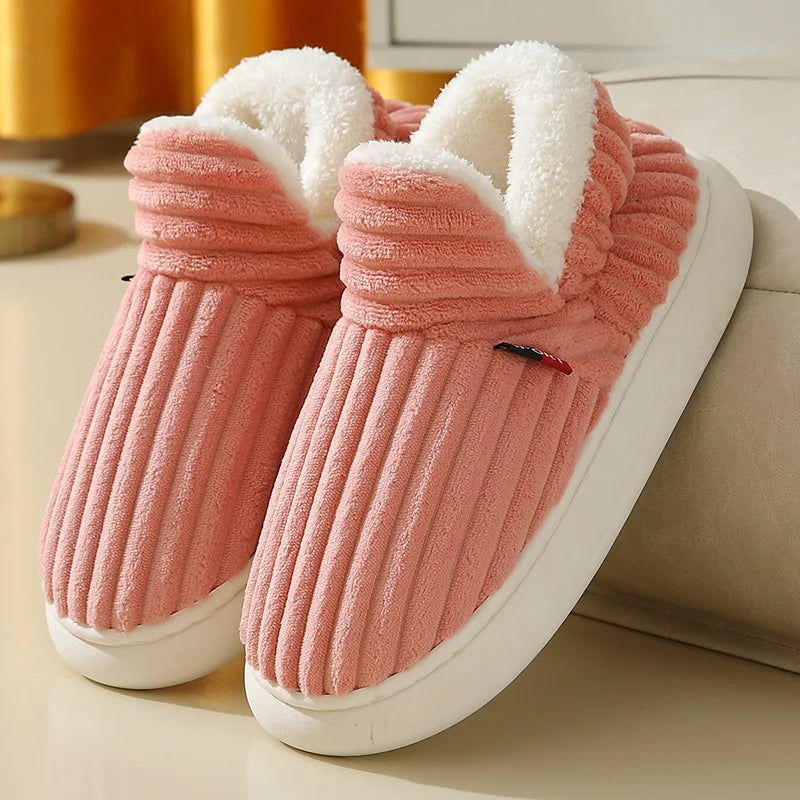 Winter Plush Slippers for Men & Women –