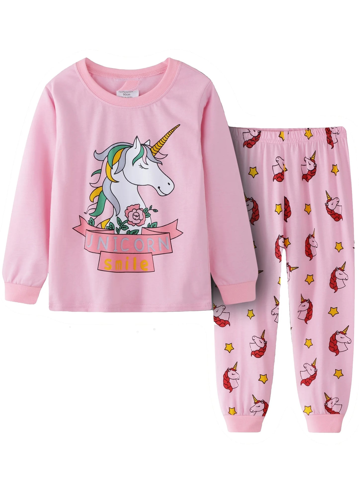 2-Piece Kids’ Robot Pajama Set