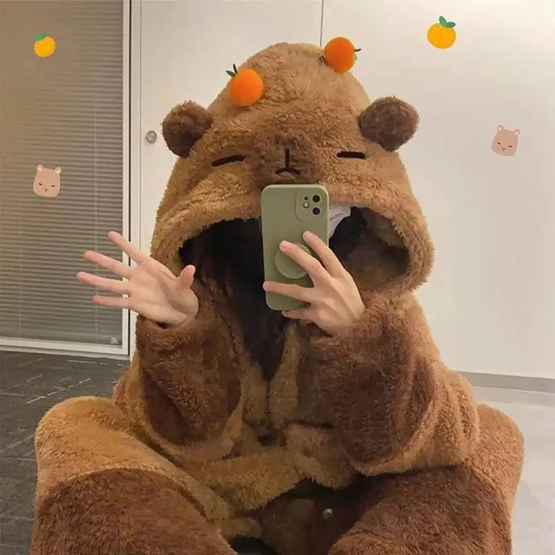 Winter Capybara Cosplay Costume