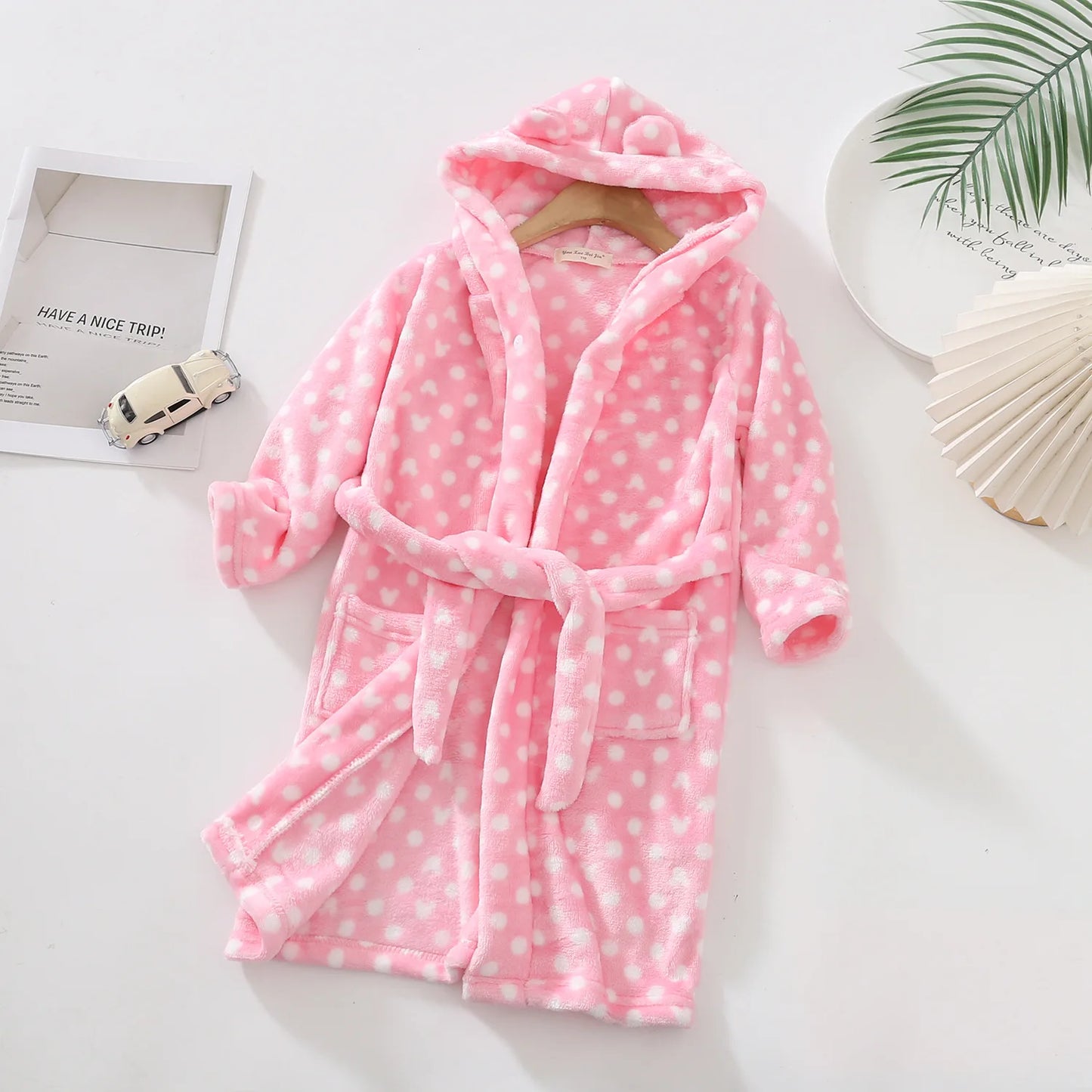 Kids Soft Fleece Bathrobe