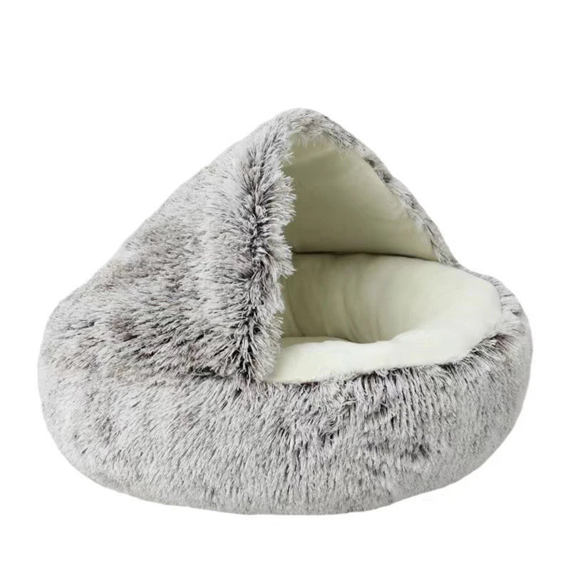 Soft Plush Cat Bed